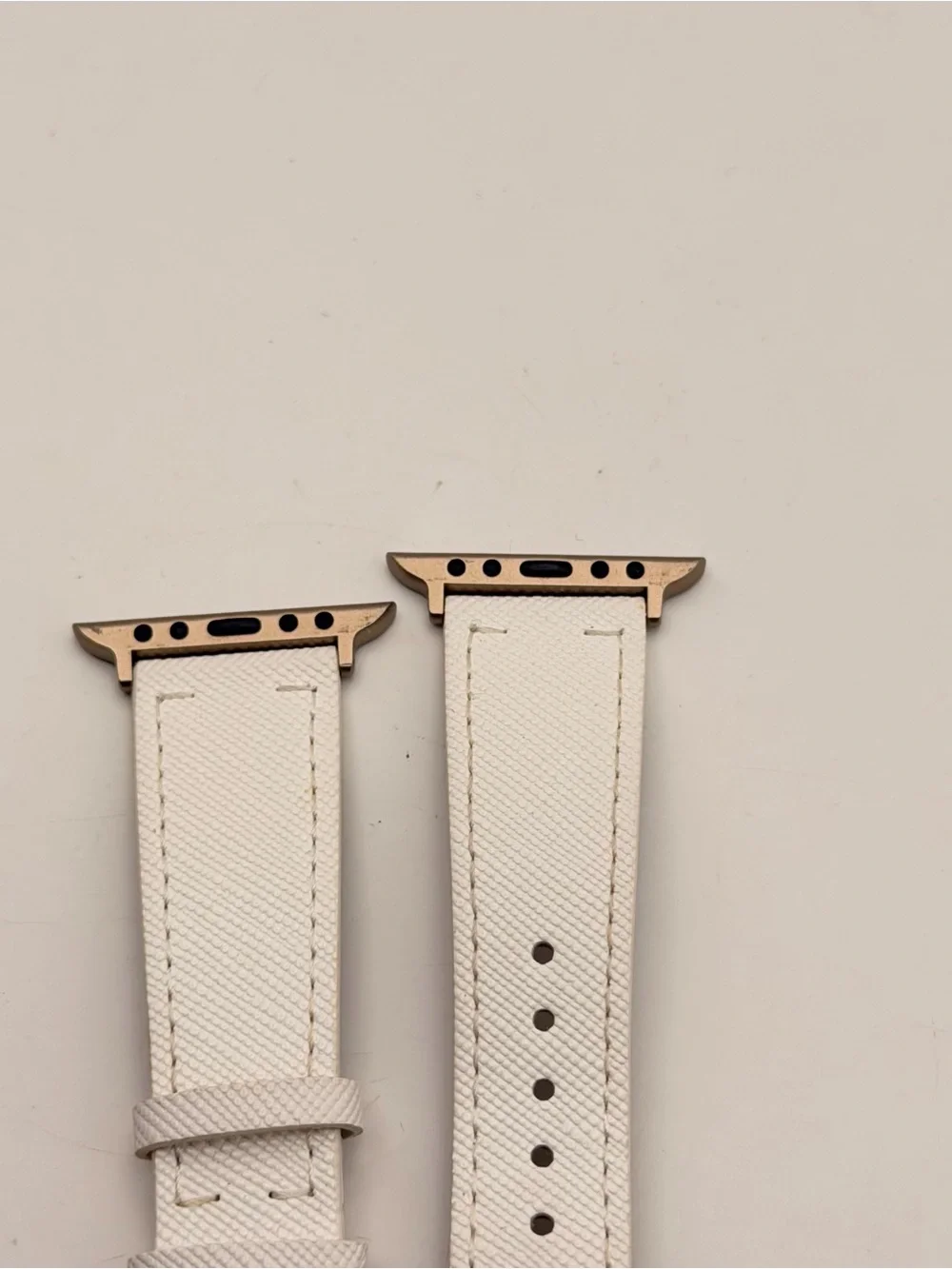 Heyday White Leather & Rose Gold, new, 38/40/41mm, Apple Watch Band